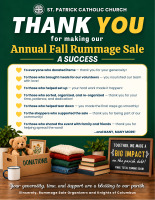 Rummage Sale Thank You