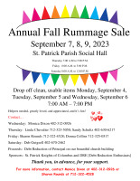 Rummage Sale 2023
