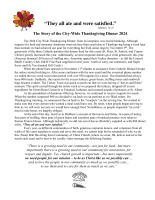2024 Community Thxgvg Story