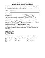 ARS 2024 25 Membership Form