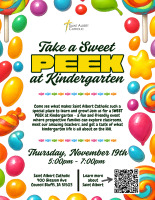 Sweet Peek Kindergarten 11 19 26