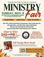 Ministry Fair 11 8 26