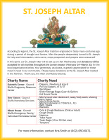 St  Joseph Altar Flyer 2024