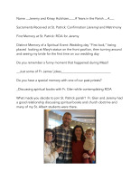 Centennial Parishioner QA Hulshizer