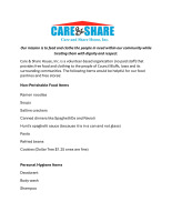 Care and Share House Flyer 2026