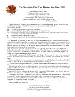 2025 Thanksgiving Story