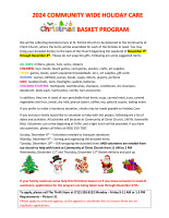 Christmas Basket Flyer 2024