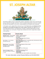 St Joseph Altar Flyer 2023