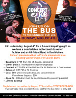 Concert for Life Ride the Bus