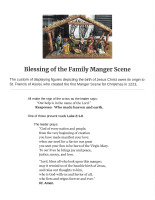Blessing for Your Manger