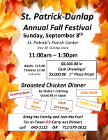Dunlap Fall Festival 2024 Flyer