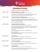 NEC full schedule