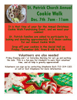 Cookie Walk Flyer 2024