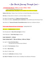 Parish Lent 2026