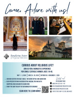 Monastic Experience Flyer May 1 2026